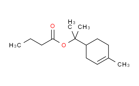 CAS No. 2153-28-8, 2-(4-methylcyclohex-3-en-1-yl)propan-2-yl butanoate