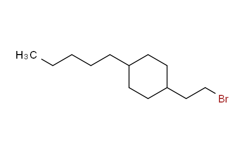 CAS No. 71458-14-5, trans-1-(Bromoethyl)-4-pentylcyclohexane