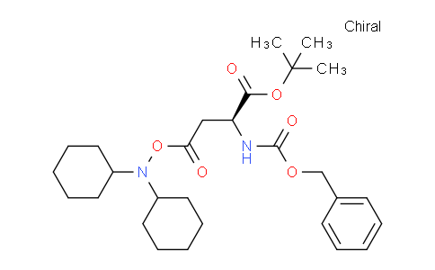CAS No. 17335-87-4, Dicyclohexylamine (S)-3-(((benzyloxy)carbonyl)amino)-4-(tert-butoxy)-4-oxobutanoate