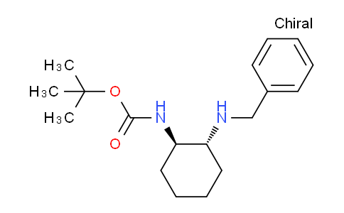 CAS No. 1217764-63-0, tert-Butyl ((1R,2R)-2-(benzylamino)cyclohexyl)carbamate