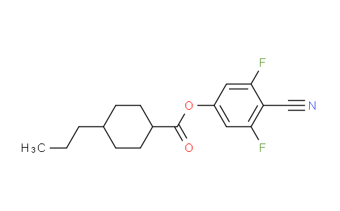 CAS No. 170447-78-6, trans-4-Cyano-3,5-difluorophenyl 4-propylcyclohexanecarboxylate