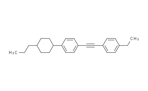 CAS No. 133856-92-5, 1-Ethyl-4-((4-(4-propylcyclohexyl)phenyl)ethynyl)benzene