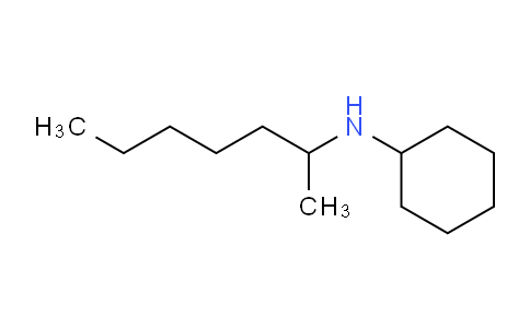 CAS No. 132666-32-1, N-(Heptan-2-yl)cyclohexanamine