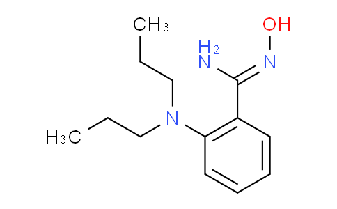 CAS No. 1021244-38-1, 2-(Dipropylamino)-N'-hydroxybenzimidamide