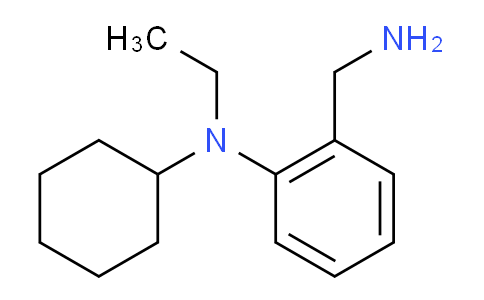 CAS No. 1021237-25-1, 2-(Aminomethyl)-N-cyclohexyl-N-ethylaniline