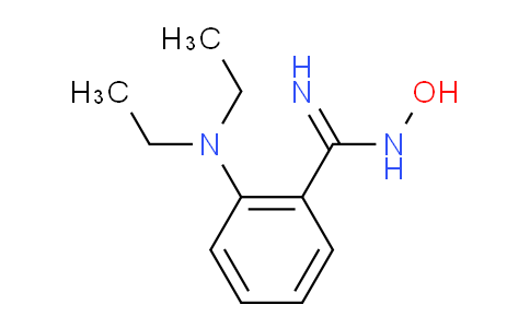 CAS No. 1021244-00-7, 2-(diethylamino)-N'-hydroxybenzenecarboximidamide