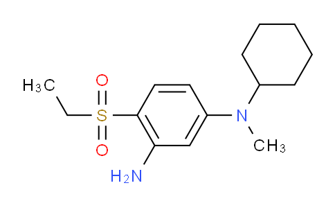 CAS No. 1220033-94-2, N1-Cyclohexyl-4-(ethylsulfonyl)-N1-methylbenzene-1,3-diamine