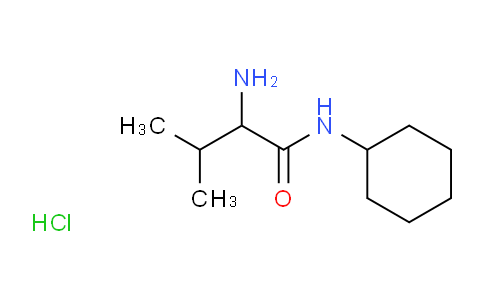 CAS No. 1236254-73-1, 2-Amino-N-cyclohexyl-3-methylbutanamide hydrochloride
