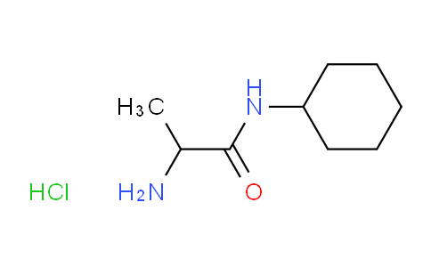 CAS No. 34582-45-1, 2-Amino-N-cyclohexylpropanamide hydrochloride