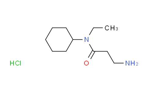 CAS No. 1220017-54-8, 3-Amino-N-cyclohexyl-N-ethylpropanamide hydrochloride