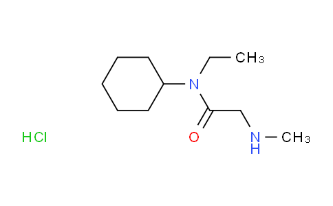CAS No. 1219972-30-1, N-Cyclohexyl-N-ethyl-2-(methylamino)acetamide hydrochloride