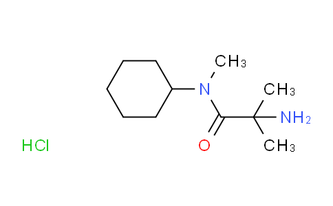 CAS No. 1220031-46-8, 2-Amino-N-cyclohexyl-N,2-dimethylpropanamide hydrochloride