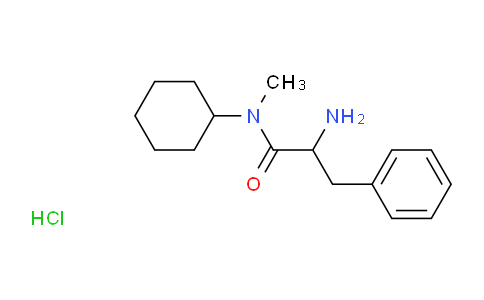 CAS No. 1236258-25-5, 2-Amino-N-cyclohexyl-N-methyl-3-phenylpropanamide hydrochloride