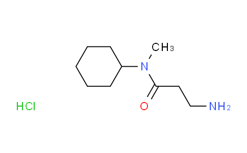 CAS No. 1219971-79-5, 3-Amino-N-cyclohexyl-N-methylpropanamide hydrochloride