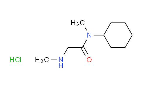 CAS No. 1219982-31-6, N-Cyclohexyl-N-methyl-2-(methylamino)acetamide hydrochloride