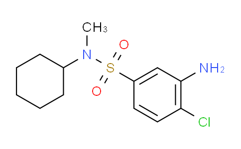 CAS No. 847171-44-2, 3-Amino-4-chloro-N-cyclohexyl-N-methylbenzenesulfonamide