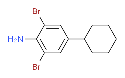 CAS No. 175135-11-2, 2,6-Dibromo-4-cyclohexylaniline