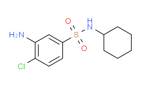 CAS No. 1036534-16-3, 3-Amino-4-chloro-N-cyclohexylbenzenesulfonamide