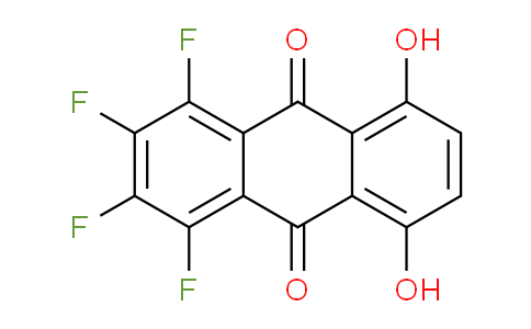 CAS No. 102822-05-9, 1,2,3,4-Tetrafluoro-5,8-dihydroxyanthracene-9,10-dione
