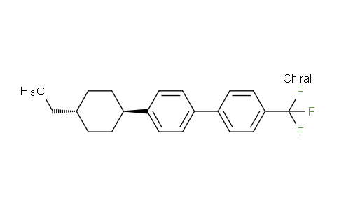 CAS No. 1072141-52-6, 4-(trans-4-Ethylcyclohexyl)-4'(trifluoromethyl)-1,1'-biphenyl