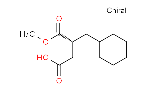 CAS No. 130165-88-7, (R)-3-(Cyclohexylmethyl)-4-methoxy-4-oxobutanoic acid