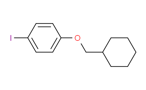 CAS No. 877603-51-5, 1-(cyclohexylmethoxy)-4-iodobenzene
