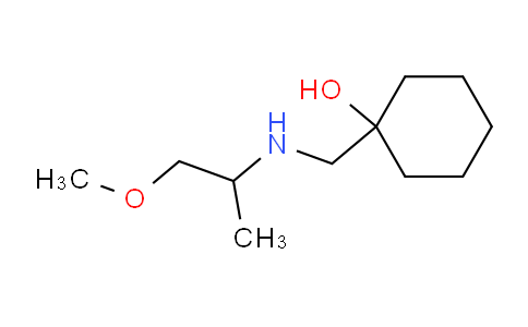 CAS No. 1183437-74-2, 1-[[(2-methoxy-1-methyl-ethyl)amino]methyl]cyclohexanol