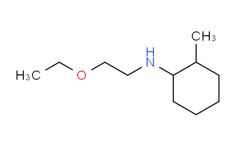 CAS No. 1156424-65-5, N-(2-ethoxyethyl)-2-methylcyclohexan-1-amine