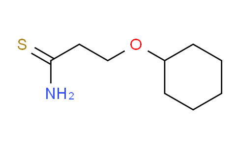 CAS No. 1016770-35-6, 3-(cyclohexyloxy)propanethioamide