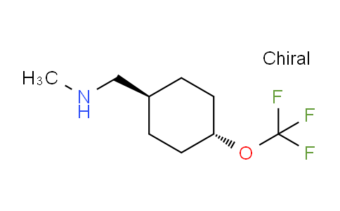 CAS No. 2231666-02-5, trans-N-methyl-1-[4-(trifluoromethoxy)cyclohexyl]methanamine