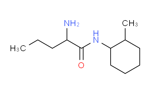 CAS No. 1218191-38-8, 2-amino-N-(2-methylcyclohexyl)pentanamide