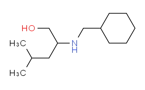 CAS No. 1248324-86-8, 2-[(cyclohexylmethyl)amino]-4-methylpentan-1-ol