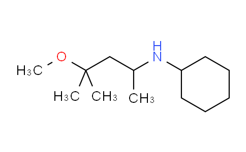CAS No. 1038707-64-0, N-(4-methoxy-4-methylpentan-2-yl)cyclohexanamine