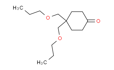 CAS No. 1889269-61-7, 4,4-bis(propoxymethyl)cyclohexanone