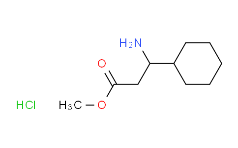 CAS No. 202001-20-5, methyl 3-amino-3-cyclohexylpropanoate hydrochloride