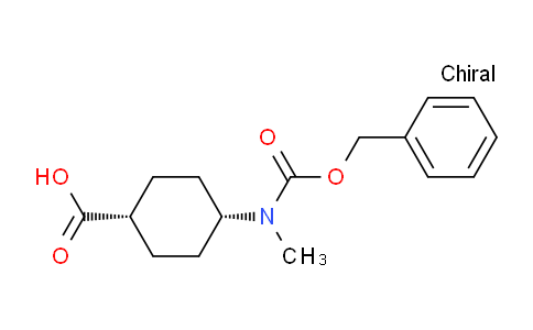 CAS No. 1142087-55-5, cis-4-[benzyloxycarbonyl(methyl)amino]cyclohexanecarboxylic acid
