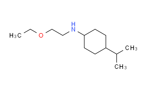 CAS No. 1343192-79-9, N-(2-ethoxyethyl)-4-(propan-2-yl)cyclohexan-1-amine