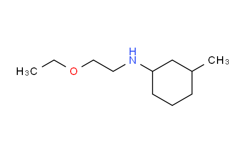 CAS No. 1155917-13-7, N-(2-ethoxyethyl)-3-methylcyclohexan-1-amine
