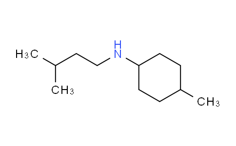 CAS No. 1019497-29-0, 4-methyl-N-(3-methylbutyl)cyclohexan-1-amine