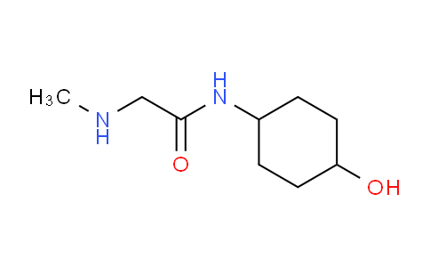CAS No. 1016685-50-9, N-(4-hydroxycyclohexyl)-2-(methylamino)acetamide