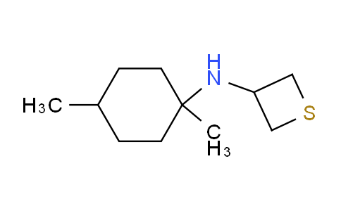 CAS No. 1856269-26-5, N-(1,4-dimethylcyclohexyl)thietan-3-amine