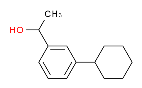 CAS No. 27163-67-3, 1-(3-Cyclohexylphenyl)ethan-1-ol