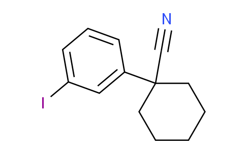 CAS No. 1260763-18-5, 1-(3-Iodophenyl)cyclohexanecarbonitrile
