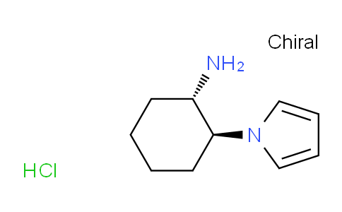 CAS No. 1392466-00-0, (1S,2S)-2-(1H-Pyrrol-1-yl)cyclohexan-1-amine hydrochloride