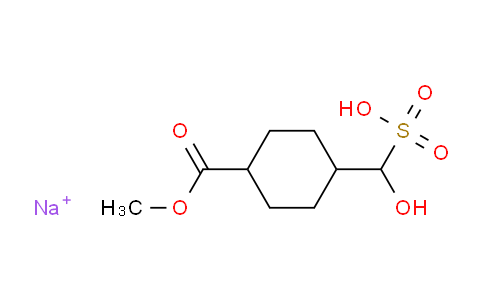CAS No. 1259393-34-4, sodium;hydroxy-(4-methoxycarbonylcyclohexyl)methanesulfonic acid