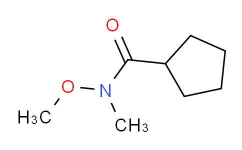 CAS No. 167303-65-3, N-methoxy-N-methylcyclopentanecarboxamide