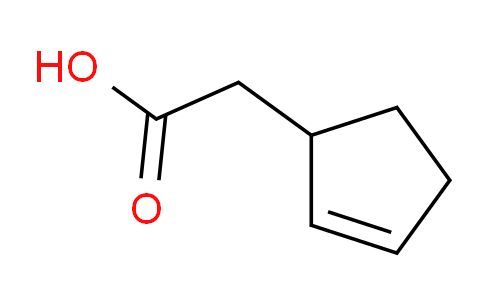 CAS No. 13668-61-6, 2-(Cyclopent-2-en-1-yl)acetic acid