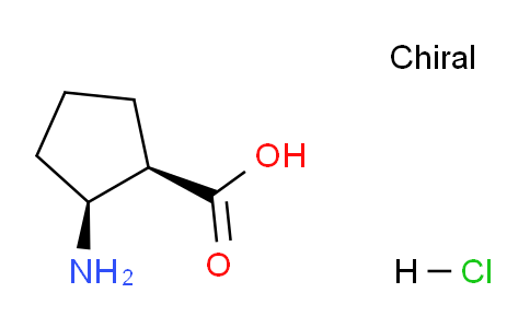 CAS No. 128110-37-2, (1R,2S)-2-Aminocyclopentanecarboxylic acid hydrochloride