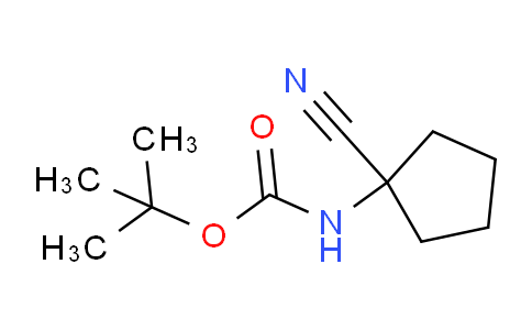 CAS No. 912770-99-1, tert-Butyl (1-cyanocyclopentyl)carbamate