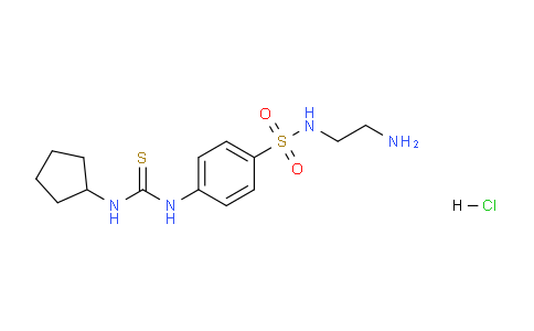 CAS No. 2143896-83-5, N-(2-Aminoethyl)-4-(3- cyclopentylthioureido)benzenesulfonamide Hydrochloride